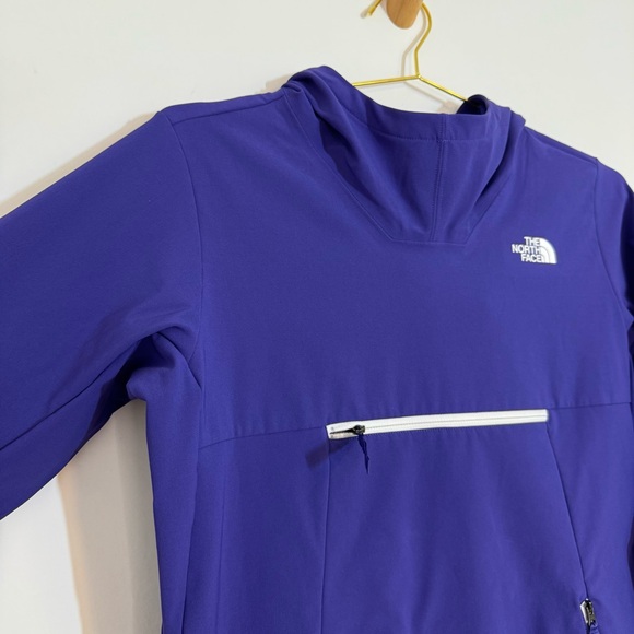 The North Face Girls Long Tekno Pullover Hoodie Deep Blue Purple Size XL 18 - Picture 4 of 15